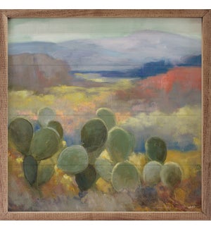 High Desert II Round Cacti By Julia Purinton